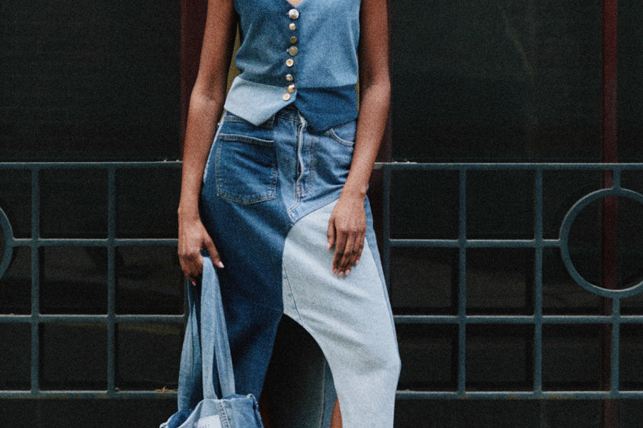 Denim Tote Bag