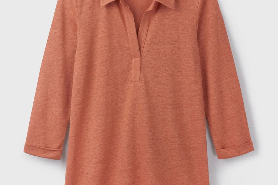 Collared Linen T-shirt