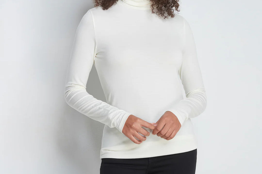 Roll Neck Micro Modal Top