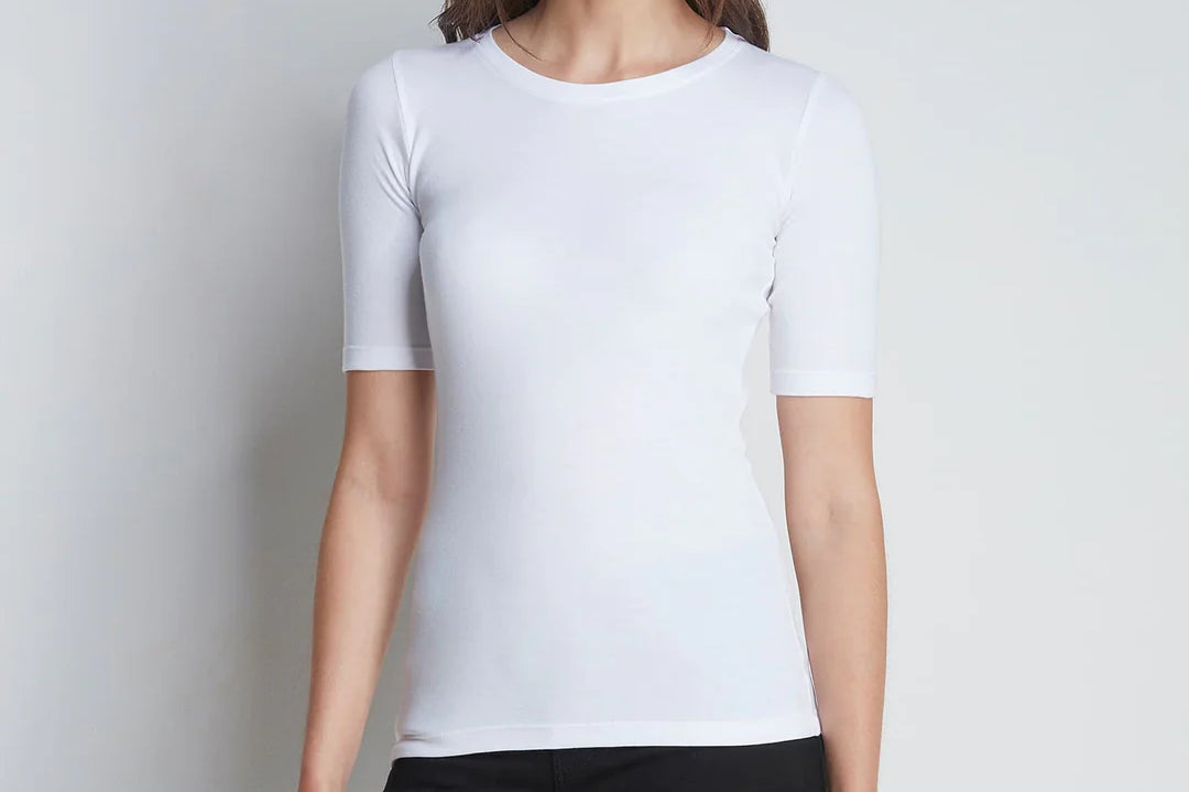 Half Sleeve Crew Neck Cotton Modal Blend T-shirt