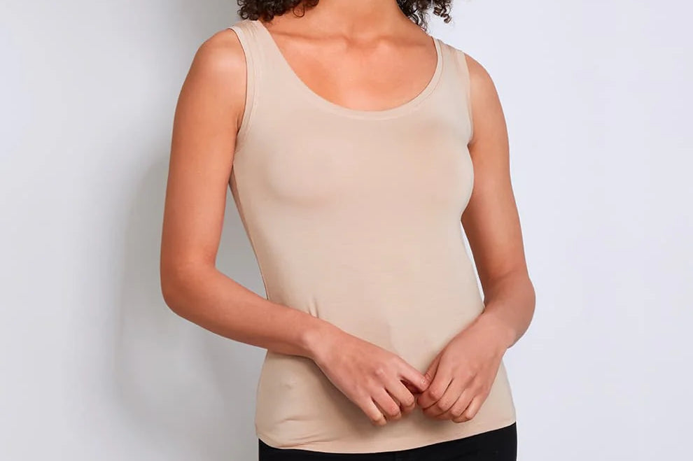 Sleeveless Micro Modal Vest Top